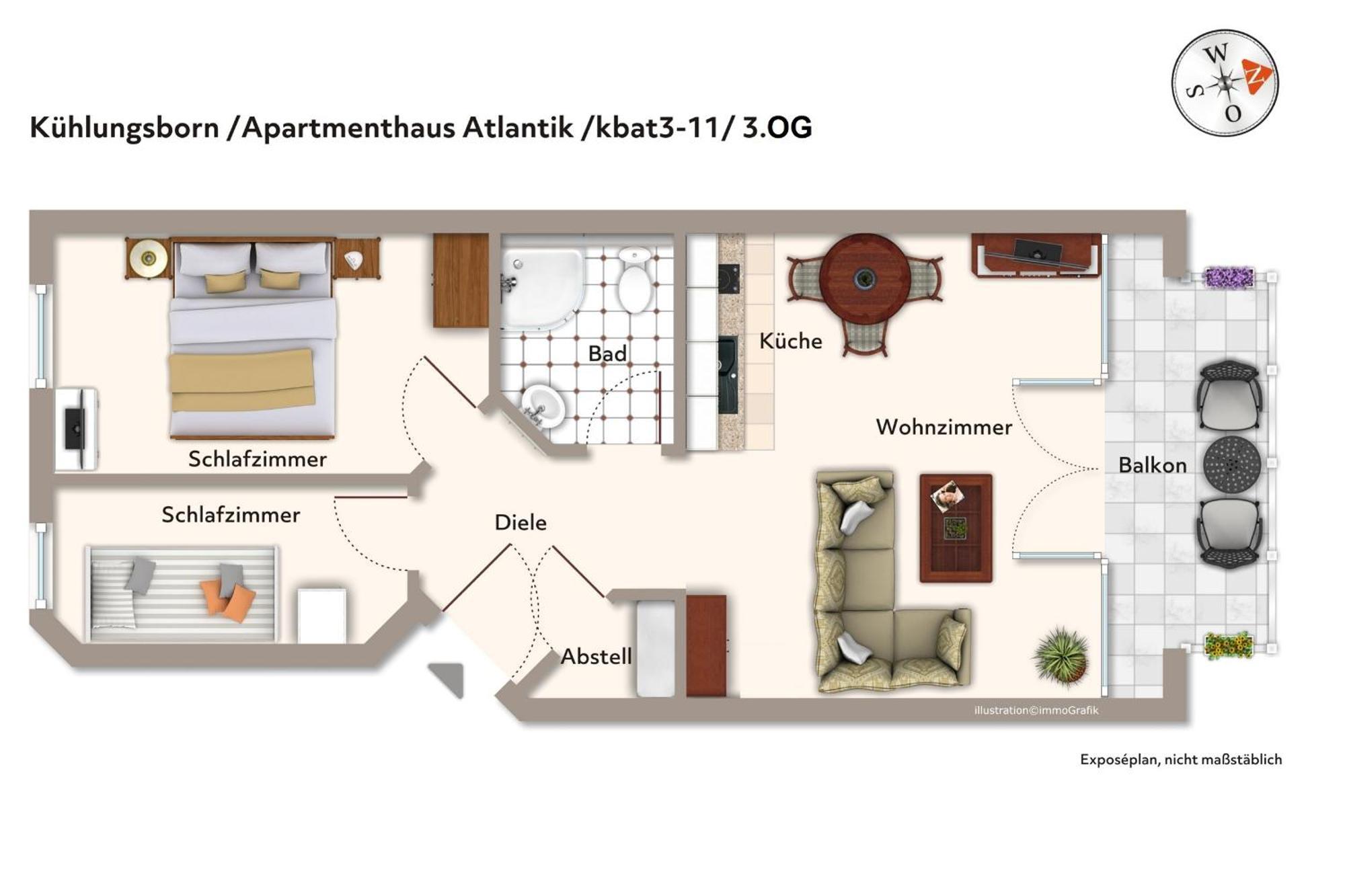 Apartmenthaus Atlantik Apartmenthaus Atlantik 311 Ostseebad Kühlungsborn Екстериор снимка